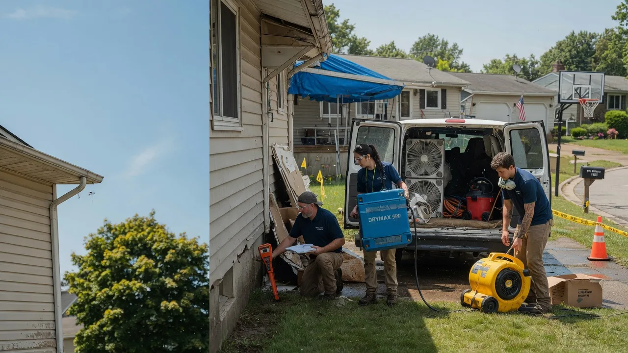 Ceiling Leak Cleanup in Leesburg, IN near me